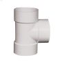 4\" Hub PVC Sewer Straight Tee