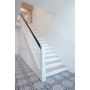 40" x 1-1/4" x 1-1/4" White Lacquer Baluster