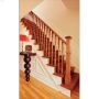 32" x 1-1/4" x 1-1/4" Solid Oak Square Top Turned Baluster