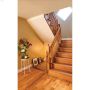 32" x 1-1/4" x 1-1/4" Solid Oak Square Top Turned Baluster