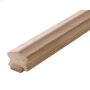 10' x 1-5\/8\" x 2-1\/4\" Solid Oak Hand Rail With Fillet