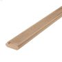8' x 3\/4\" x 2-1\/4\" Solid Oak Shoe Rail With Fillet