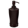 Olivia 8 oz Bronze Tall Soap & Lotion Dispenser