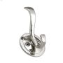 1-13\/32\" Brushed Nickel Single Classic Hook