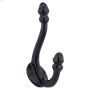 3-1\/4\" Matte Black Single Classic Hook