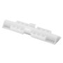 4\" x 13\/16\" Plastic Bi-Fold Door Track Snugger