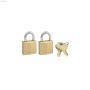 3\/4\" Solid Brass Padlock-2\/Pack