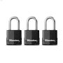 1-9\/16\" Steel Keyed Alike Laminated Padlock-3\/Pack