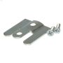 1\" x 1\" Zinc Flush Mount Hanger-2\/Pack