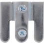 1" x 1" Zinc Flush Mount Hanger-2/Pack
