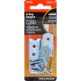 Large Zinc Flat D-Ring Hanger-4/Pack