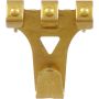 Brass Plated Three Nail Pro-Hanger-2/Pack