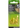 20 lb Steel Brass Plated Standard Hanger With Nails-8/Pack