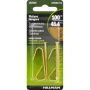 100 lb Steel Brass Plated Standard Hanger With Nails-2/Pack
