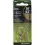 10 lb Steel Brass Plated Standard Hanger With Nails-8/Pack