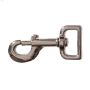 1\" x 3-3\/8\" Nickel Plated Swivel Eye Bolt Snap
