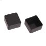 3\/4\" Plastic Square Cap-2\/Pack
