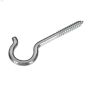 3-7\/8\" Zinc Plated Ceiling Round Screw Hook