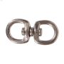 5\/8\" x 2-1\/2\" Nickel Plated Double Eye Swivel