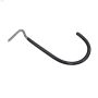 Black Vinyl Coated Large Curved Drive Hook