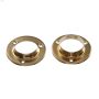 1-3\/8\" Brass Plated Metal Pole Socket Set