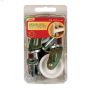 Roulettes de 1 5/8" en Plastique Blanc d'Usage Léger