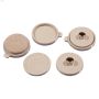 FeltGard\u00ae 1\" Dia Beige Heavy Duty Round Snap-on\/Snap-Off Pad