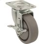4\" Dia x 5\" Height Swivel Caster With Brake