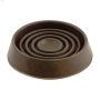 1-3\/4\" Brown Round Caster Cup