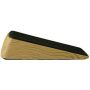 Wood Grain Non-Skid Rubber Base Grip Designer Door Wedge