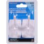 White Light-Duty Adhesive Double Hook