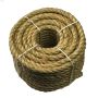 1\/4\" x 100' Natural Twisted Rope