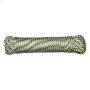 7\/32\" x 50' Yellow\/Black Stripe Diamond Braided Rope