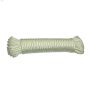 3\/16\" x 50' White Heavy Duty Diamond Braided Rope