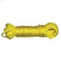 1\/4\" x 100' Yellow Hollow Braided Rope