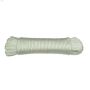 3\/16\" x 100' White Polyester Diamond Braided Rope