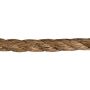 Corde en manille torsadée brun-beige 1/2"