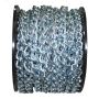 #2\/0 x 75' Zinc Plated Twist Link Machine Chain