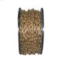 #3 x 80' Brass Plated Straight Link Machine Chain