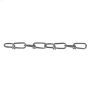 #1 x 425' Zinc Plated\/Black Double Loop Chain
