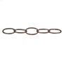 #100 x 197' Black Decorative Oval Chain