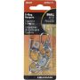 Small Zinc Flat D-Ring Hanger-4/Pack