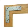 6\" x 1-1\/2\" x 6\" Galvanized Steel L Strap