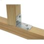 1-3\/8\" x 2\" x 1-1\/2\" Galvanized Steel Framing Angle