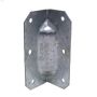 3-1\/4\" Galvanized Steel 2\" Gusset Angle