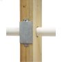 1-1\/2\" x 3\" Steel Galvanized Nail Stopper-20\/Pack