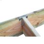6\" x 6\" Galvanized Steel Ridge Rafter Connector