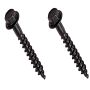 Outdoor Accents 1-1/2" Black #10 Connector Screw-50/Pack