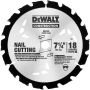 Small Dia Construction Circular Saw Blade 7-1/4" 18 Teeth
