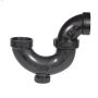 1-1\/2\" Hub ABS P-Trap Union With Cleanout
